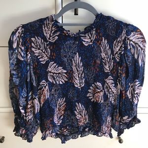 Zara sinched crop top